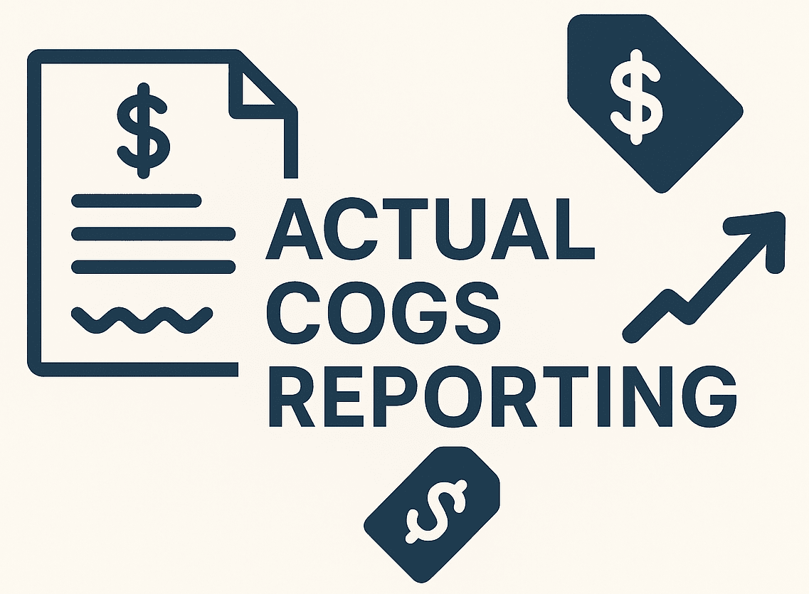 Actual COGs Reporting for NetSuite